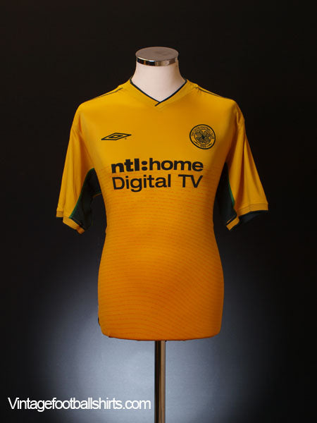 2002-03 Celtic Away Shirt L Football Shirt