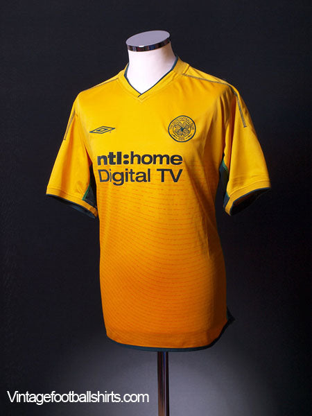 2002-03 Celtic Away Shirt L Football Shirt