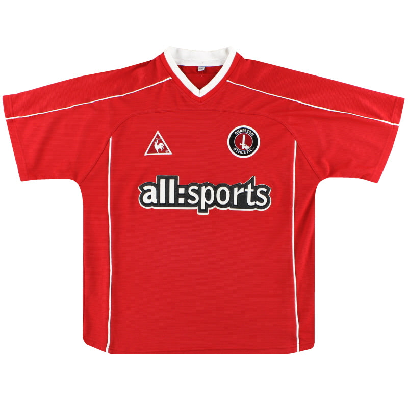 2002-03 Charlton Le Coq Sportif Home Shirt M Football Shirt