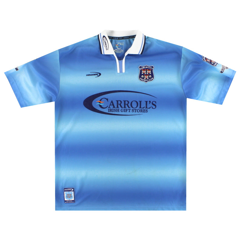 2002-03 Dublin City Home Shirt L Football Shirt
