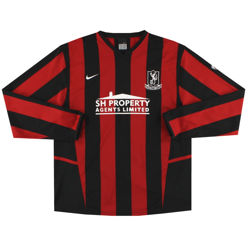 2002-03 Enfield Town Nike Away Shirt L/S XL Football Shirt