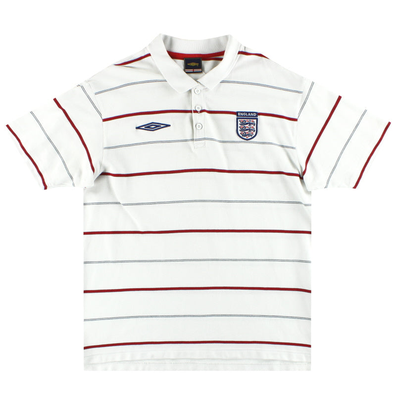 2002-03 England Umbro Polo Shirt XL Polo Shirt