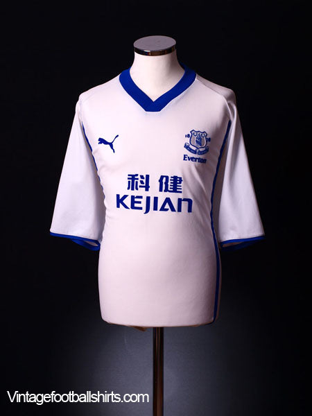 2002-03 Everton Away Shirt S Football Shirt