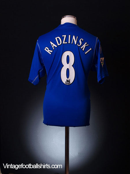 2002-03 Everton Home Shirt Radzinski #8 L Football Shirt