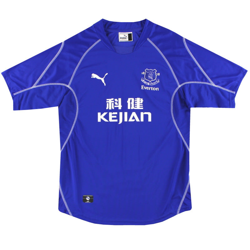 2002-03 Everton Puma Home Shirt L Football Shirt
