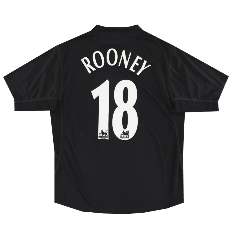 2002-03 Everton Puma Third Shirt Rooney #18 L Football Shirt