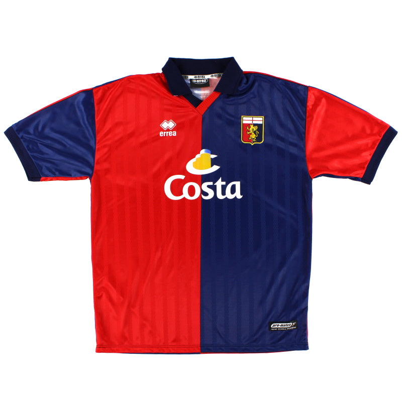 2002-03 Genoa Home Shirt XXL Football Shirt