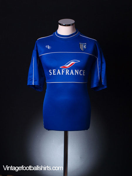 2002-03 Gillingham Home Shirt M Football Shirt
