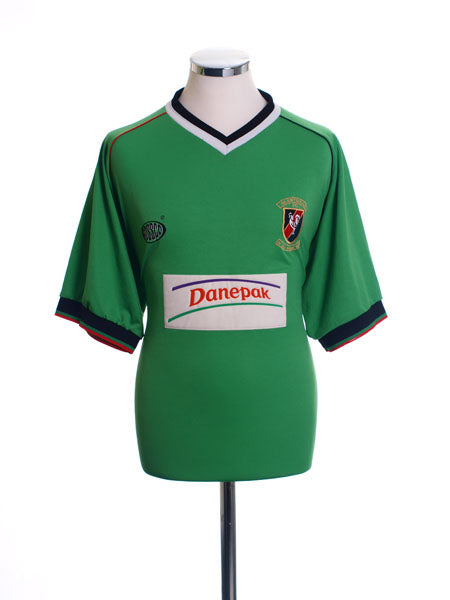 2002-03 Glentoran FC Home Shirt L Football Shirt