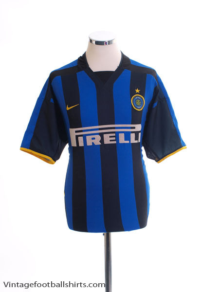 2002-03 Inter Milan Home Shirt S Football Shirt