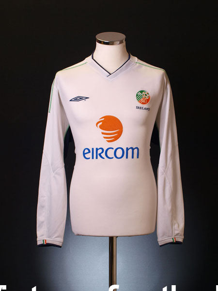 2002-03 Ireland Home Shirt L/S XL Football Shirt
