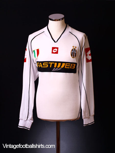2002-03 Juventus Away Shirt L/S L Football Shirt