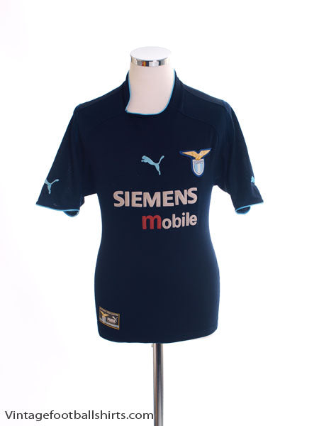 2002-03 Lazio Away Shirt L Football Shirt