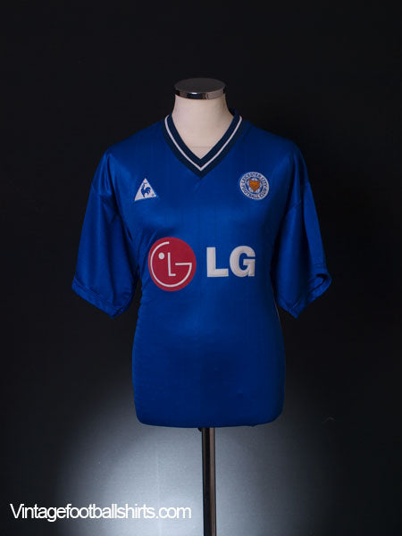 2002-03 Leicester Home Shirt L Football Shirt