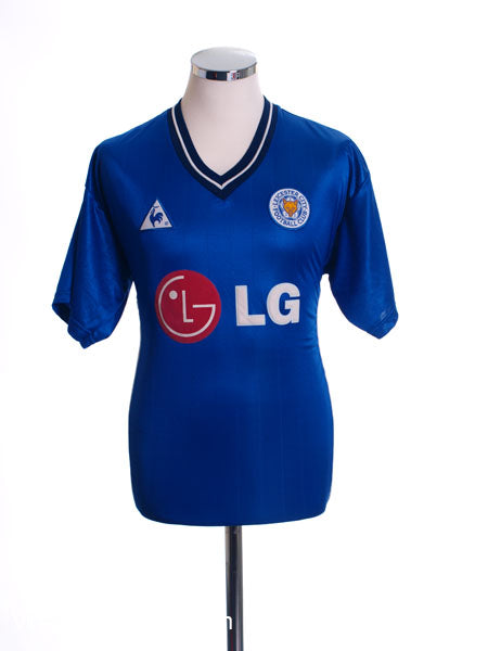 2002-03 Leicester Home Shirt L Football Shirt