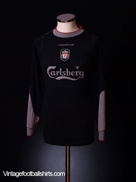 2002-03 Liverpool Goalkeeper Shirt L Football Shirt