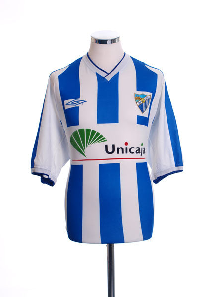 2002-03 Malaga Home Shirt XL Football Shirt