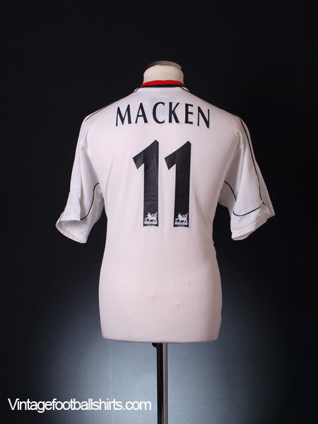 2002-03 Manchester City Away Shirt Macken #11 M Football Shirt