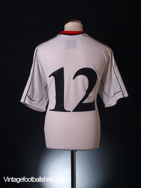 2002-03 Manchester City Away Shirt #12 XL Football Shirt