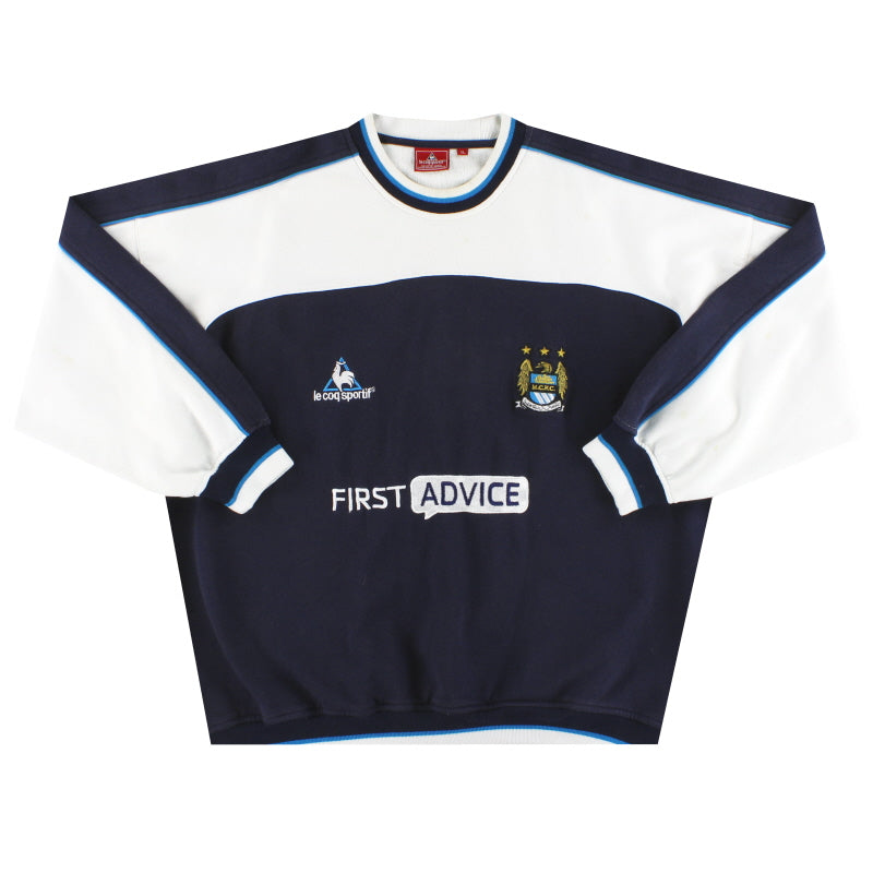 2002-03 Manchester City Le Coq Sportif Sweatshirt XL Sweatshirt