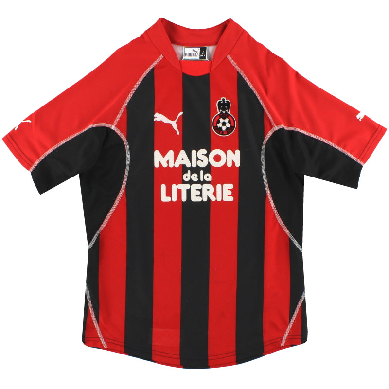 2002-03 Nice Puma Home Shirt S Football Shirt