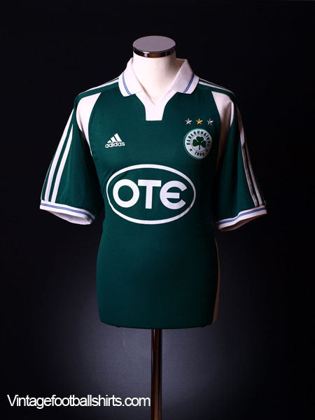 2002-03 Panathinaikos Home Shirt *New* L Football Shirt