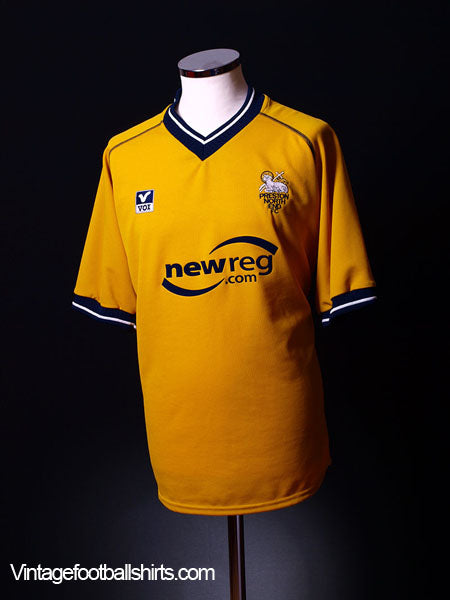 2002-03 Preston Away Shirt *As New* L Football Shirt