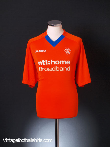 2002-03 Rangers Away Shirt XL Football Shirt