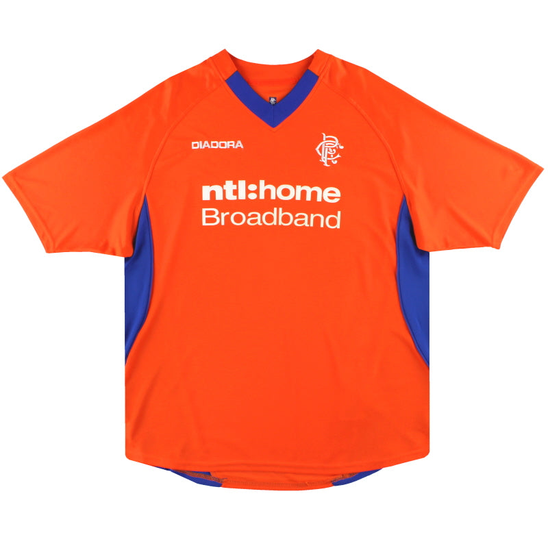 2002-03 Rangers Diadora Away Shirt XL Football Shirt