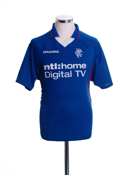 2002-03 Rangers Home Shirt S Football Shirt