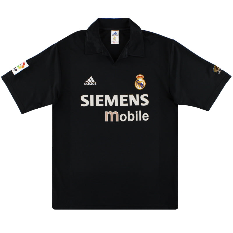 2002-03 Real Madrid adidas Centenary Away Shirt L Football Shirt
