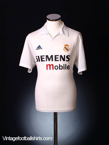2002-03 Real Madrid Centenary Home Shirt M Football Shirt