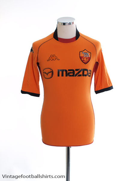 2002-03 Roma Goalkeeper Shirt M Football Shirt