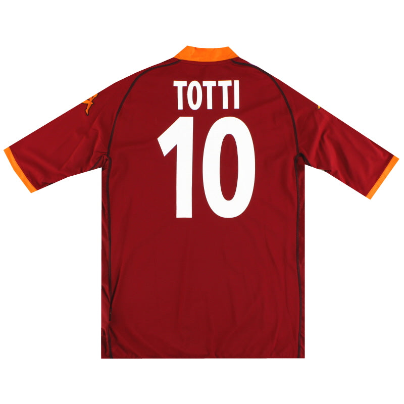 2002-03 Roma Kappa Player Issue Home Shirt Totti #10 *w/tags* XXL Football Shirt