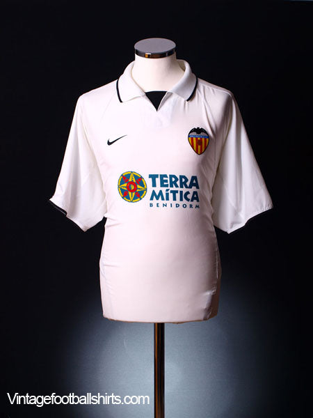 2002-03 Valencia Home Shirt XL Football Shirt