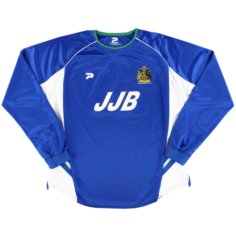 2002-03 Wigan Patrick Home Shirt L/S XL Football Shirt