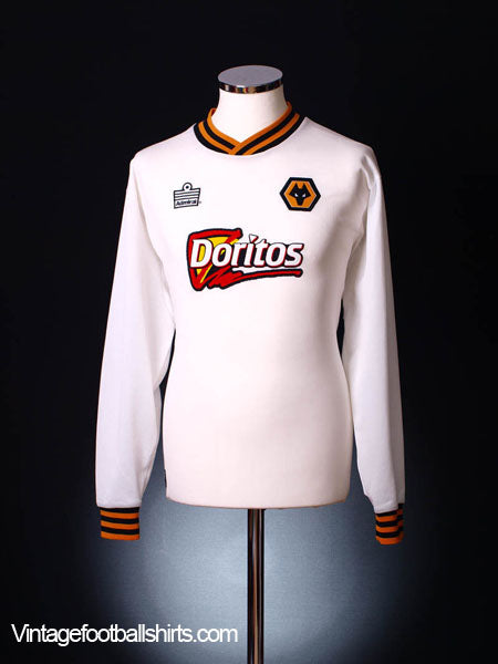 2002-03 Wolves Away Shirt L/S *Mint* L Football Shirt