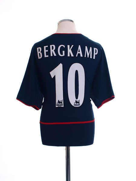 2002-04 Arsenal Away Shirt Bergkamp #10 XXL Football Shirt
