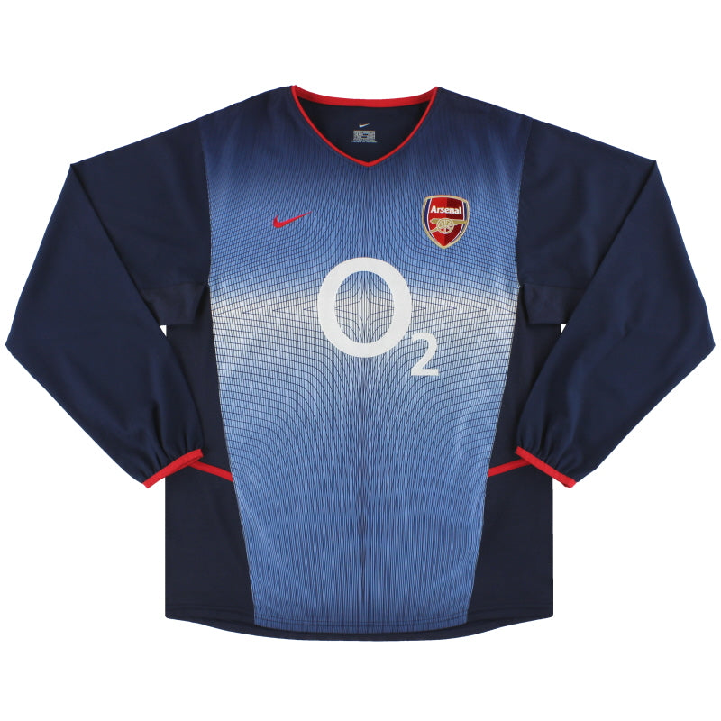 2002-04 Arsenal Nike Away Shirt L/S *Mint* M Football Shirt