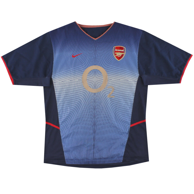2002-04 Arsenal Nike Away Shirt L Football Shirt