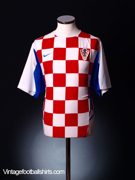 2002-04 Croatia Home Shirt XL Football Shirt