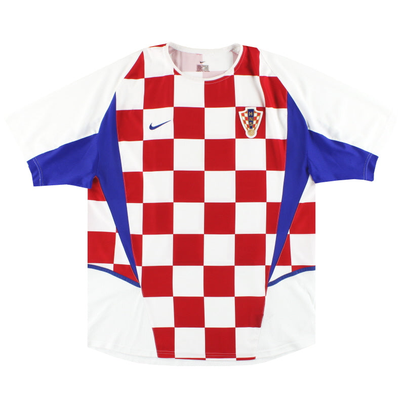 2002-04 Croatia Nike Home Shirt L Football Shirt