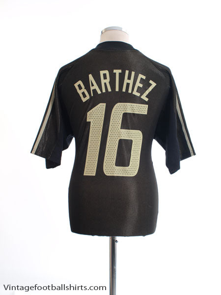 2002-04 France Goalkeeper Shirt Barthez #16 L Football Shirt