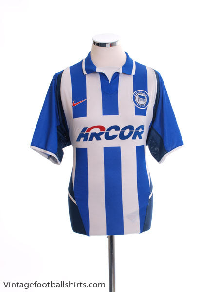 2002-04 Hertha Berlin Home Shirt M Football Shirt