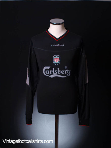 2002-04 Liverpool Away Shirt L/S M Football Shirt