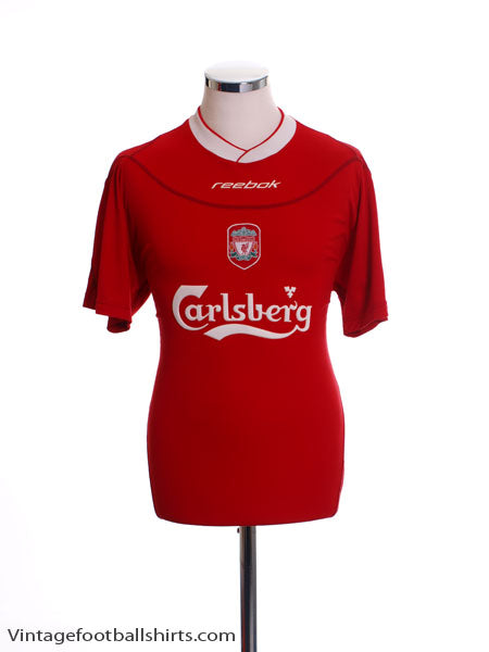 2002-04 Liverpool Home Shirt *Mint* XL Football Shirt