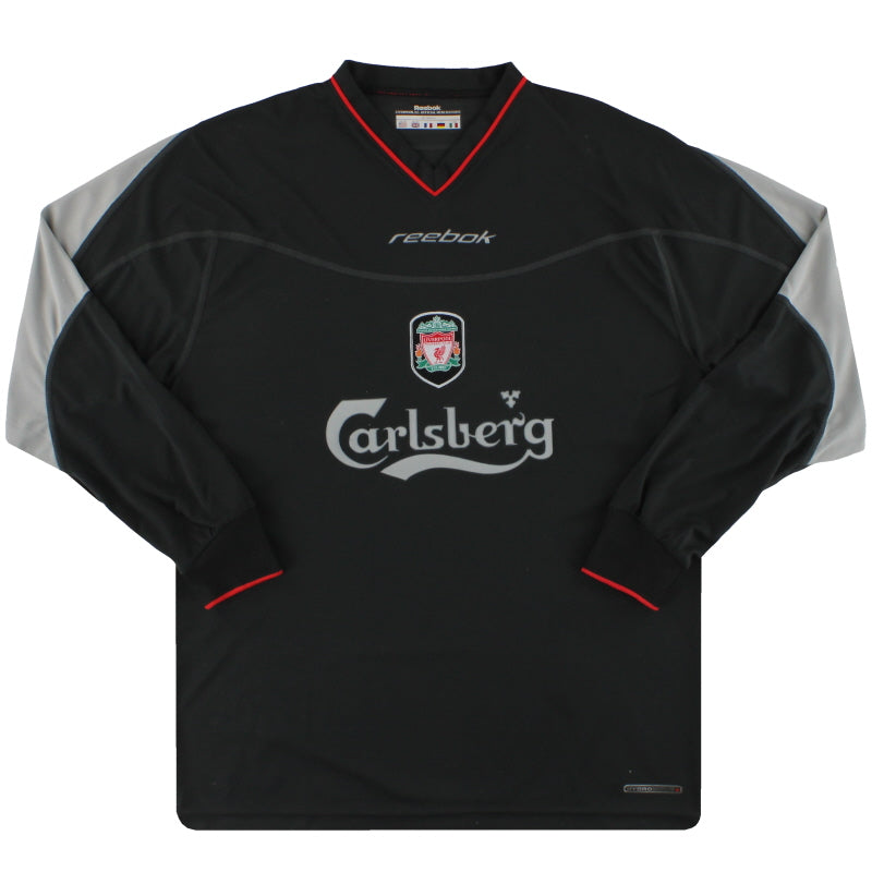 2002-04 Liverpool Reebok Away Shirt L/S L Football Shirt