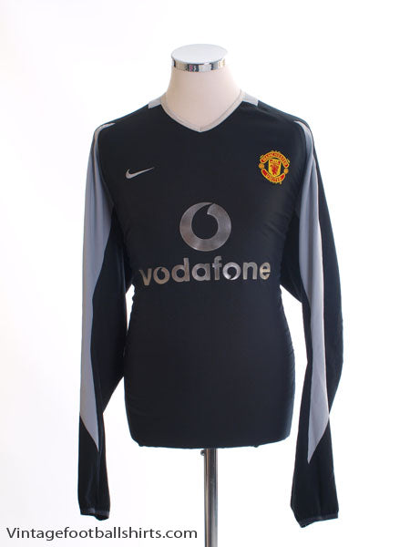 2002-04 Manchester United Nike Goalkeeper Shirt L Football Shirt