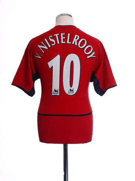 2002-04 Manchester United Home Shirt v.Nistelrooy #10 M Football Shirt