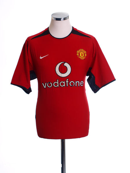2002-04 Manchester United Home Shirt L Football Shirt